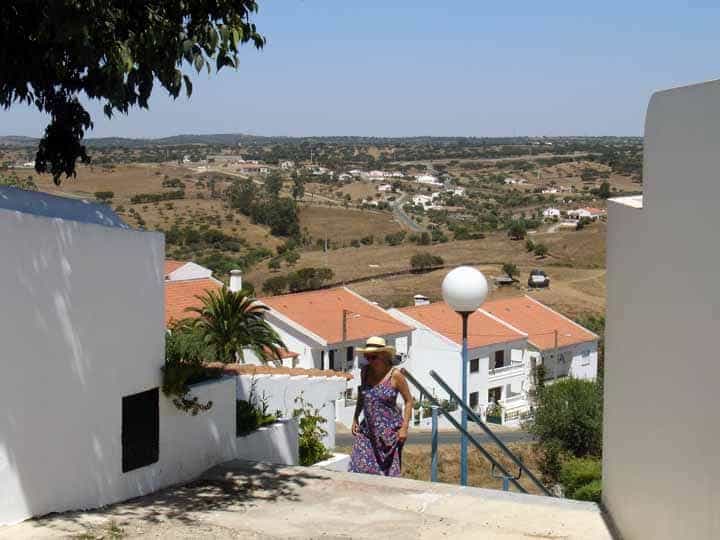 Alentejo 2006: Ourique - Aussicht vom Castello