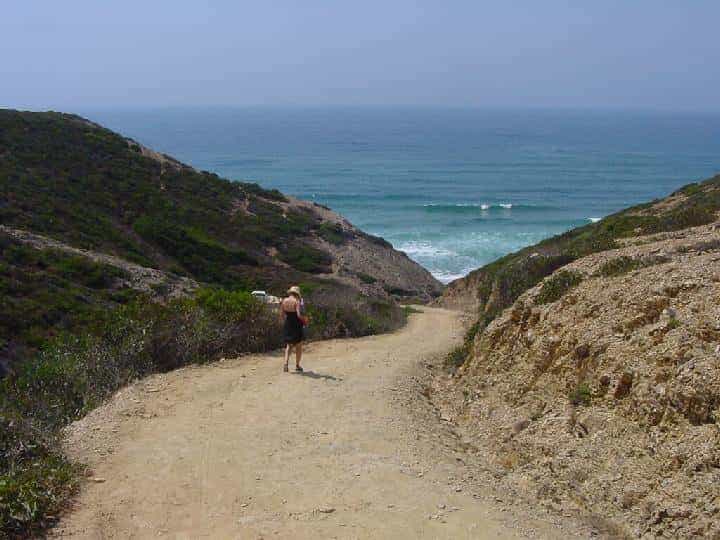 Odeceixe - Weg zum kleinen Strand